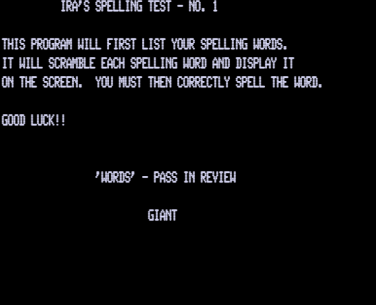 Screen shot